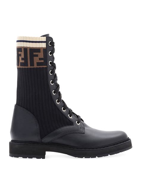 ff logo fendi|Fendi ff tall leather boots.